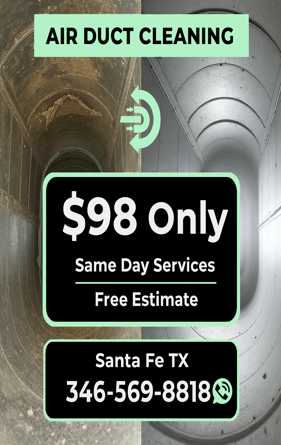 Air Duct Vent Cleaning Santa Fe TX Coupon